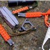 Multi-function Crowbar Slicker Nail Nipping Paracord Bobbin Winder EDC Gear Pocket Tool EDC Outdoor Camping Stainless Steel