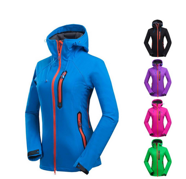 Softshell Outdoor Waterproof Hiking Jackets Windstopper